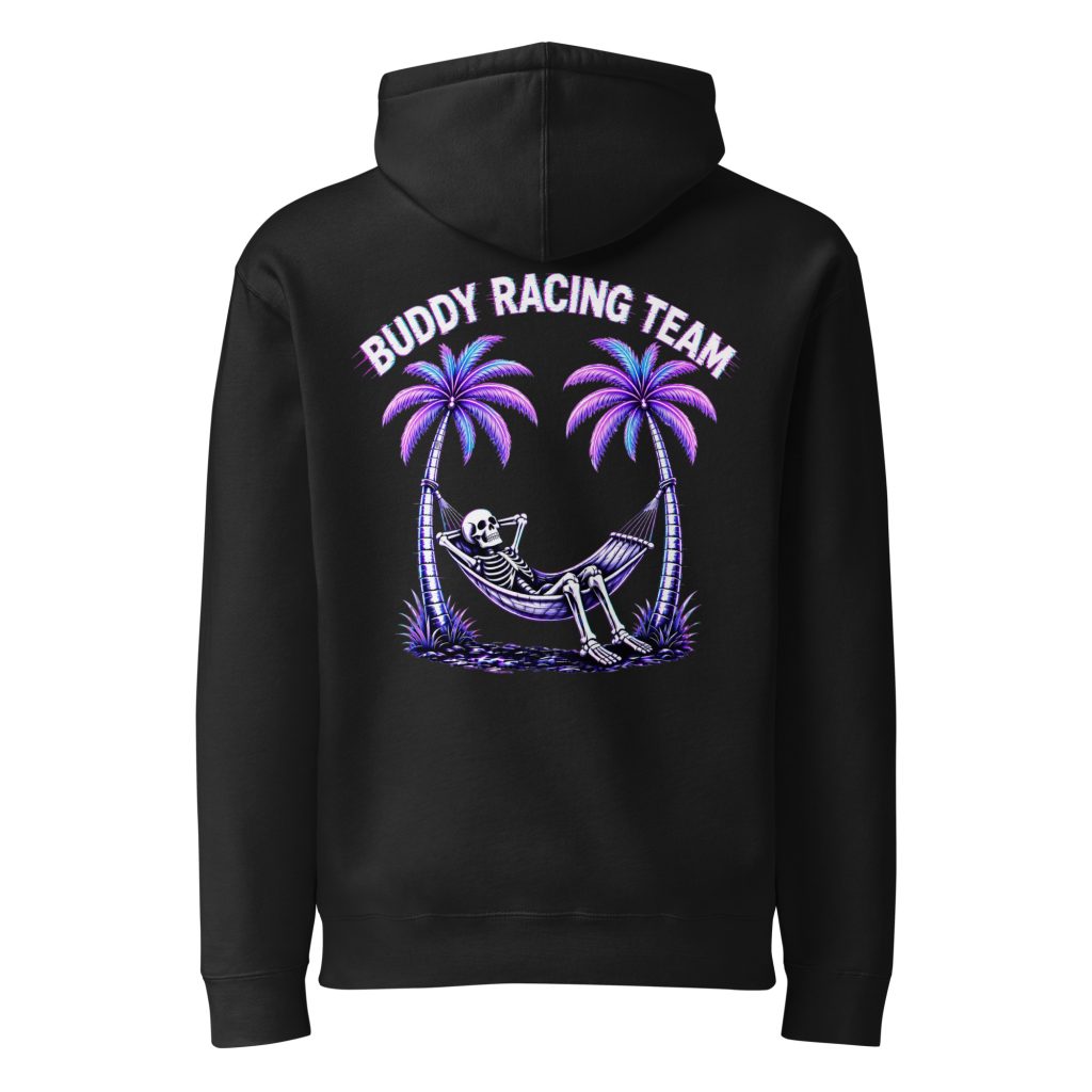 BRT Skeleton On The Beach Racing Hoodie