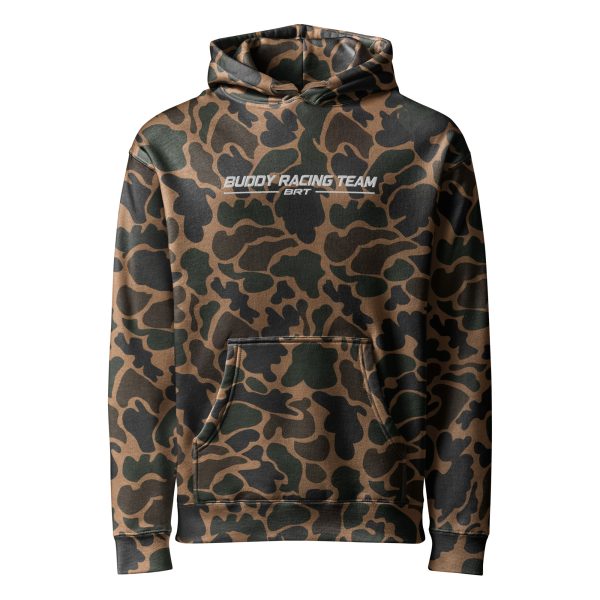 unisex-heavyweight-hooded-sweatshirt-duck-camo-front-6ac1676aefd89.jpg Buddy Racing Team | BRT Embroidered